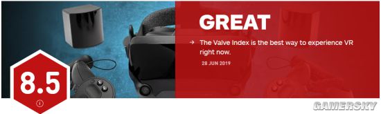 易游体育官网V社自家VR装备Valve Index获IGN 85分 今朝体验最棒